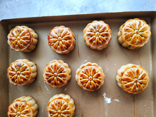 Black Sesame Mooncake recipe