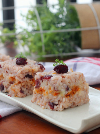 Cranberry Red Rice Ball recipe