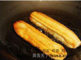 Steamed Custard with Fried Dough Sticks recipe