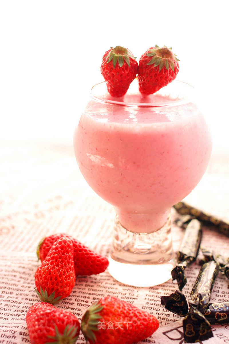 Strawberry Milkshake of Dongling Wall Breaker recipe