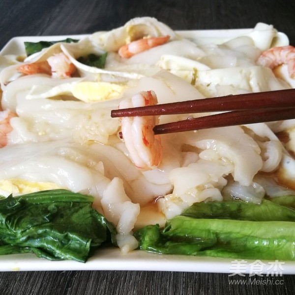 Egg and Shrimp Intestines recipe