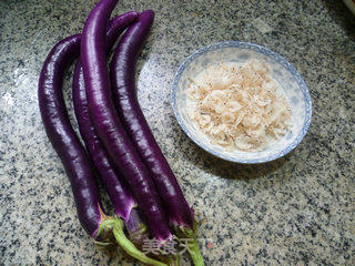 Eggplant with Shrimp Skin recipe