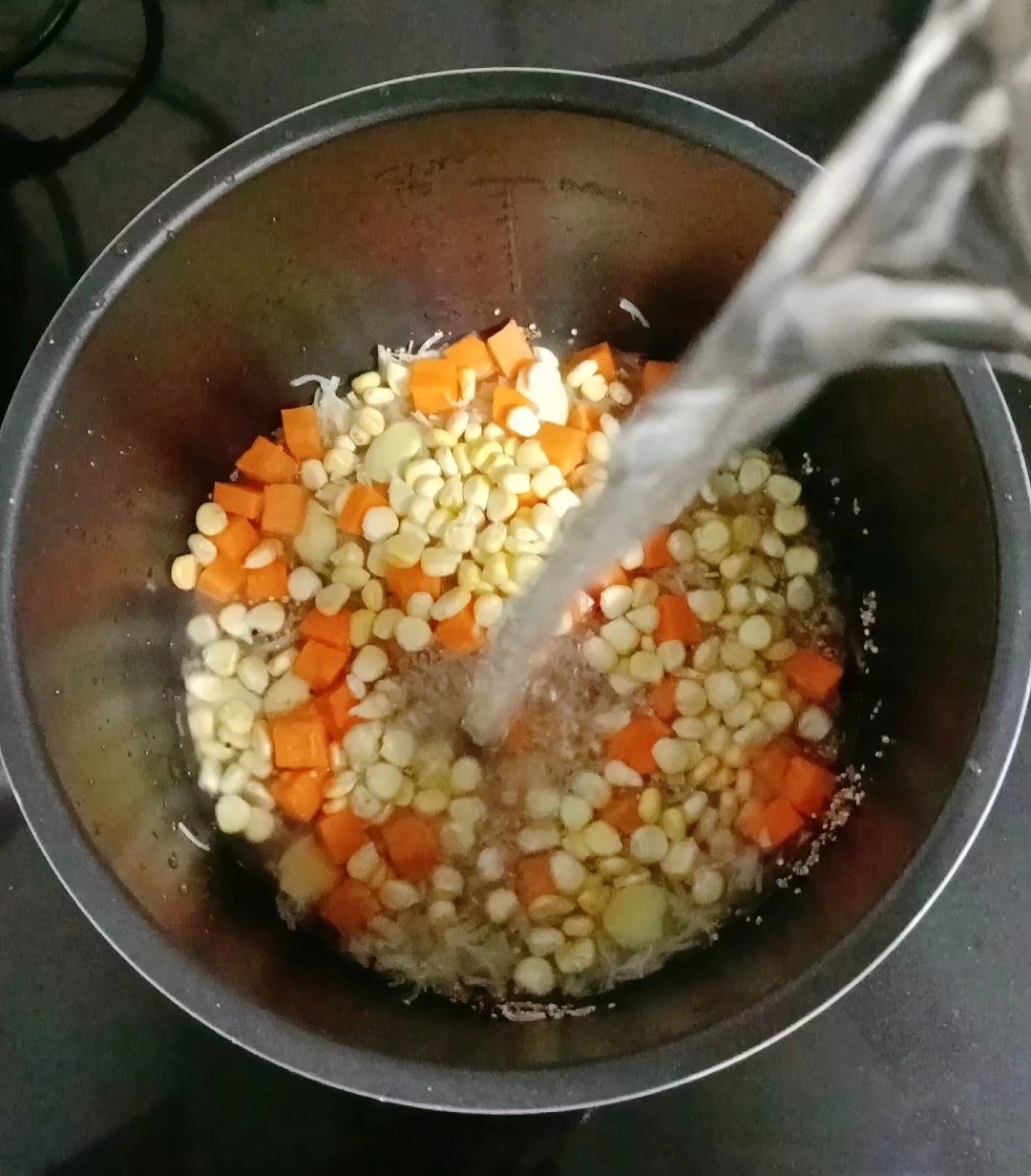 Quinoa and Scallops Seasonal Vegetable Porridge recipe
