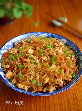 Stir-fried Vermicelli with Minced Meat recipe