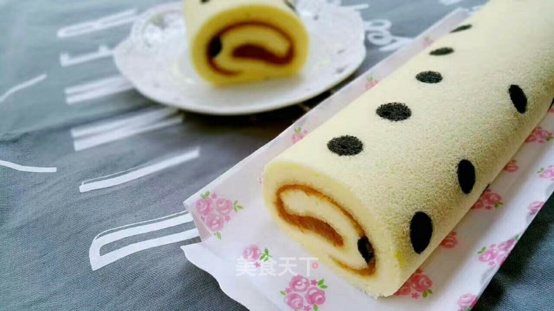#四session Baking Contest and It's Love Eating Festival# Loquat Jam Wave Point Cake Roll recipe