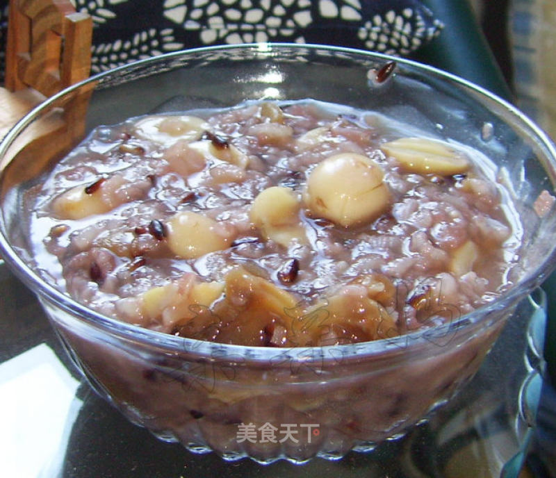 Longan and Lotus Seed Honey Glutinous Porridge recipe