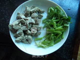 Celery Pork Kidney recipe