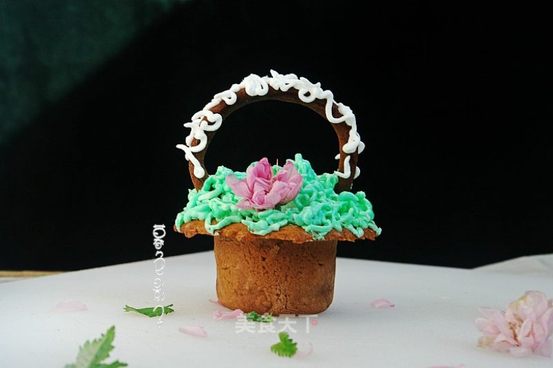 #四session Baking Contest is Love Eating Festival# Ginger Biscuits Cream Flower Basket recipe