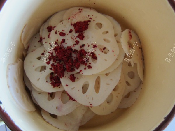 Sweet and Sour Lotus Root recipe