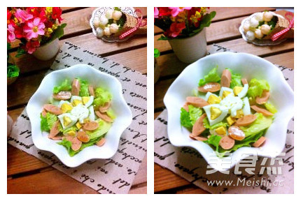 Lettuce and Ham Salad recipe