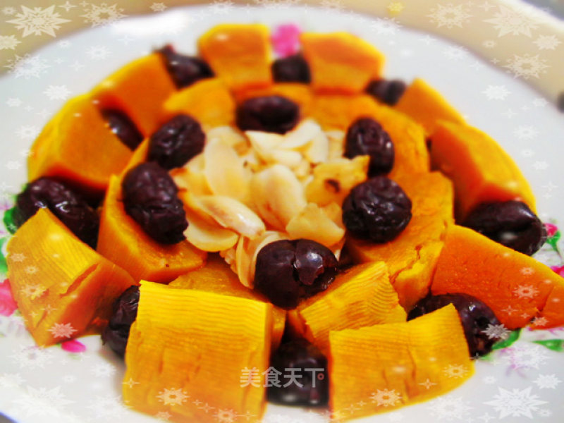 Steamed Pumpkin with Red Dates and Lily recipe