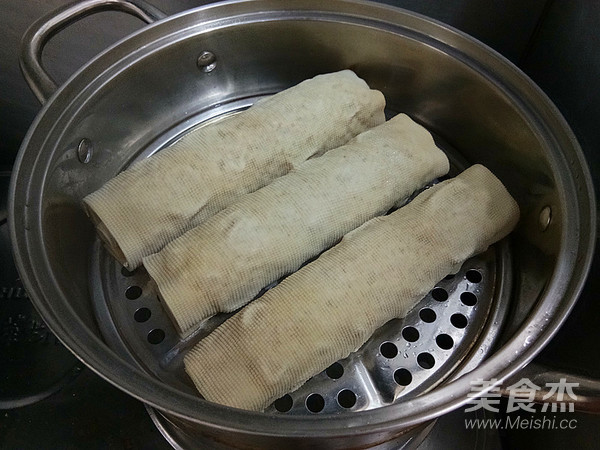 Smoked Tofu Rolls Fried recipe