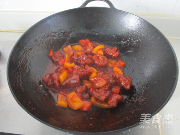 Ancient Meat with Bell Peppers recipe