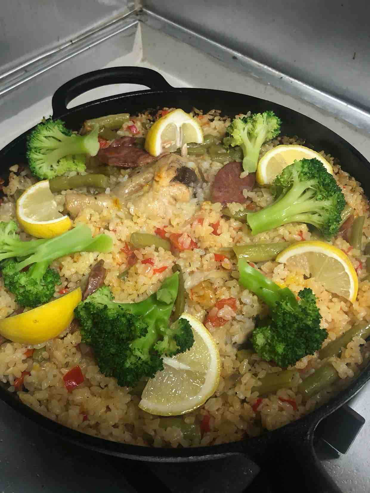 Spanish Risotto (chicken) Pealla Rice recipe