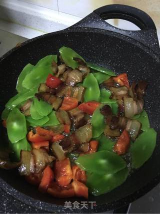 Stir-fried Lettuce with Bacon recipe