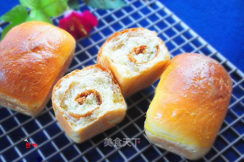 Pork Floss Small Square Bun recipe