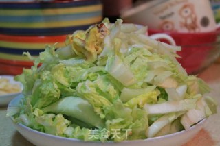 Stir-fried Shandong Chinese Cabbage with Ginger recipe