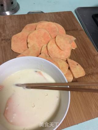 Fried Sweet Potato Chips recipe