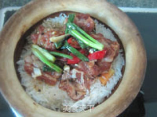 Soy Pork Ribs Claypot Rice recipe