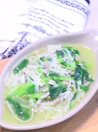 Baby Chicken Noodle Soup Nutritional Supplement, Chicken Drumsticks + Small Green Vegetables + Shutters