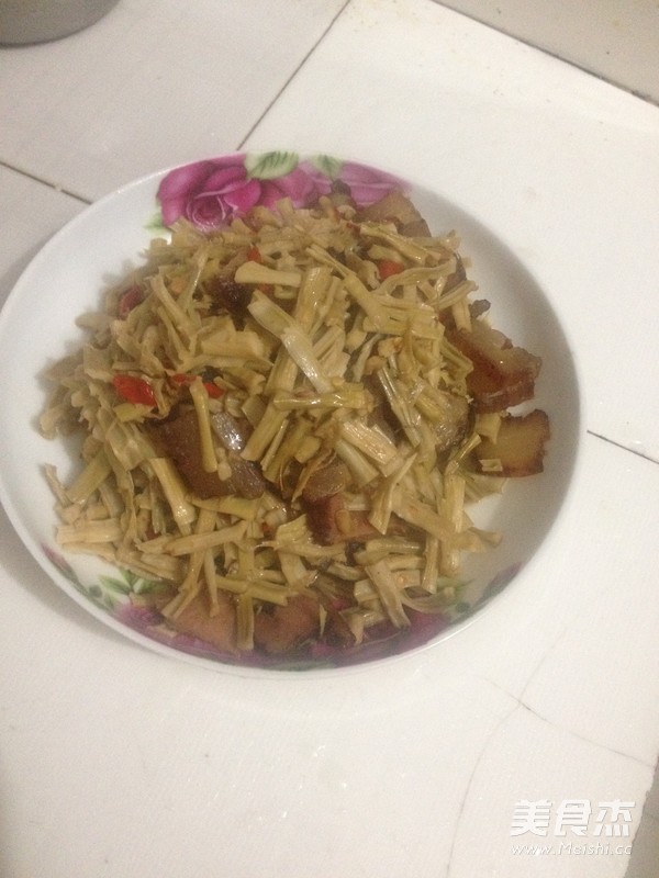 Dried Bamboo Shoots Bacon recipe