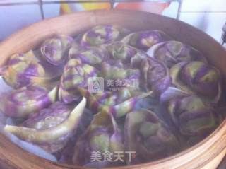 Steamed Colorful Wonton recipe