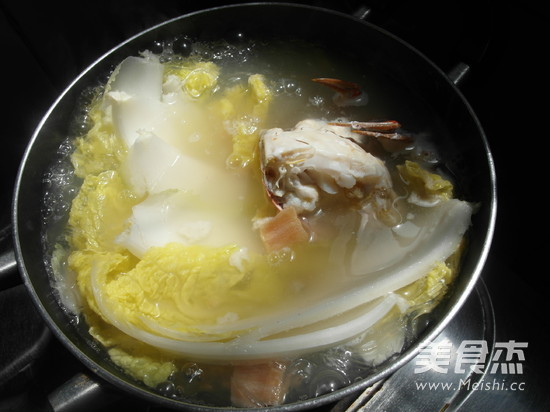 Crab and Baby Vegetable Claypot recipe