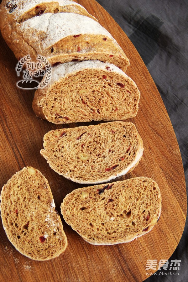 Cranberry Walnut Brown Sugar Soft European Bun recipe