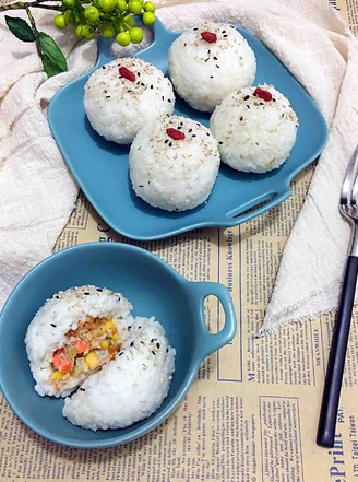 Tuna Pork Floss Rice Ball