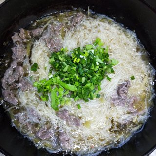 Pickled Beef Soup Noodles recipe