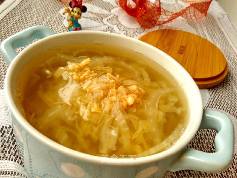 Chinese Cabbage Scallop Soup recipe