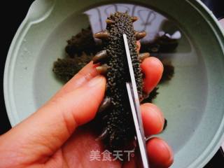 Sea Cucumber with Dipping Sauce recipe