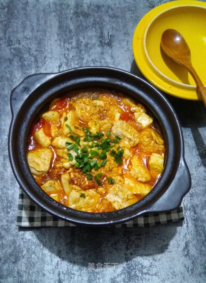 Tomato Tofu Vermicelli in Clay Pot recipe