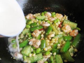 Stir-fried Shrimp with Mixed Vegetables recipe