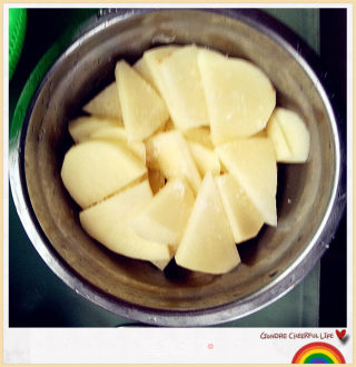 [trial Report of Chobe Series Products]--potato Salad recipe