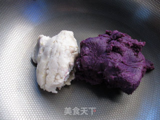 Taro and Purple Sweet Potato Ice Cream recipe