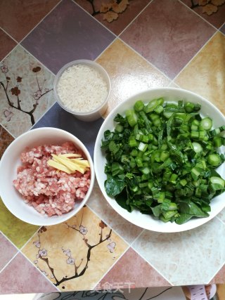 Choy Sum Pork Congee recipe