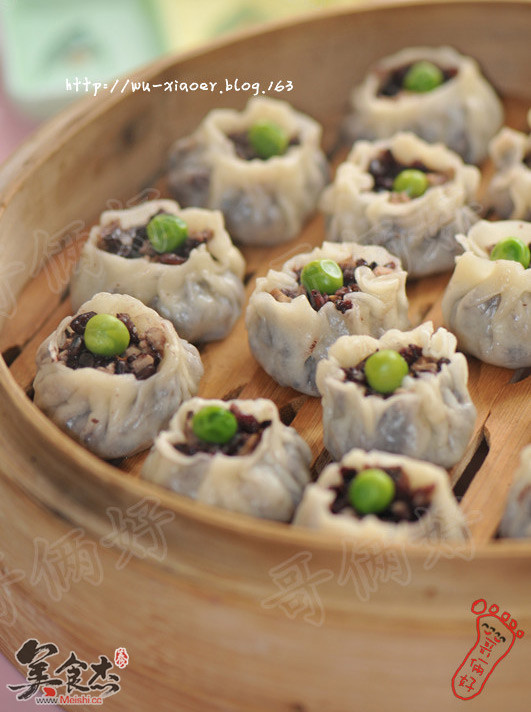 Purple Rice Shaomai recipe