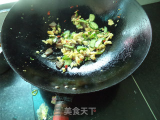 Fried Rice with Cucumber Char Siew recipe