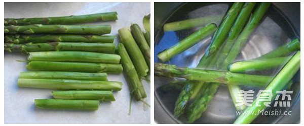 Pan-fried Bacon and Asparagus Rolls recipe