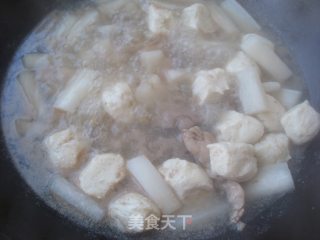 Duck Liver, Fish Ball and White Radish Soup recipe