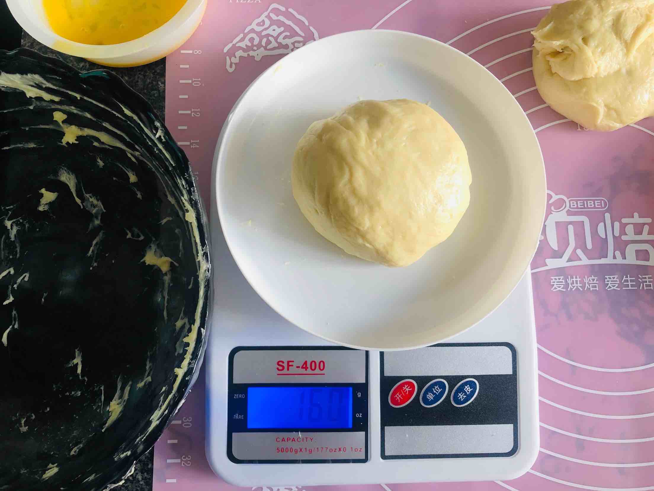 6 Three-strand Red Bean Paste Braided Bread recipe