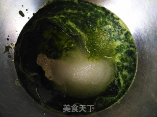 Spinach Juice Chiffon recipe