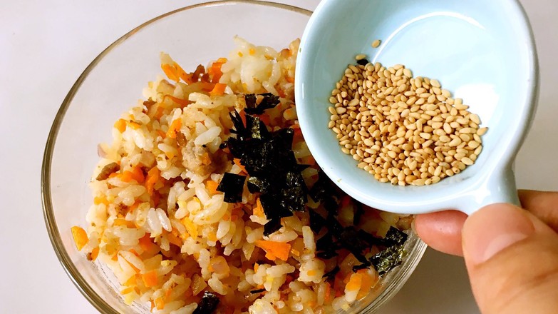 Pork Seaweed Rice Ball for Baby Food recipe