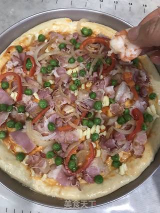 Shrimp and Bacon Pizza recipe