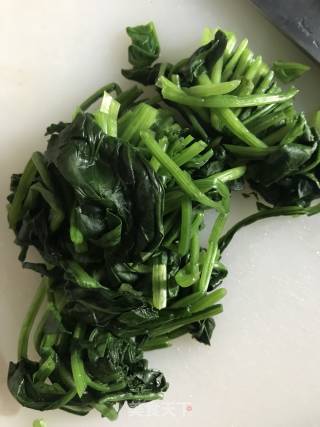 Cold Spinach (quick Vegetables) recipe