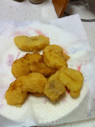 Fried Mushrooms & Fried Apples recipe