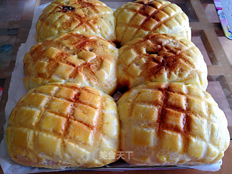 Pineapple Bread with Chocolate Filling in 10l Oven recipe