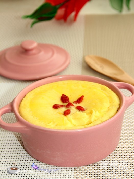 Chicken Golden Steamed Egg Custard recipe