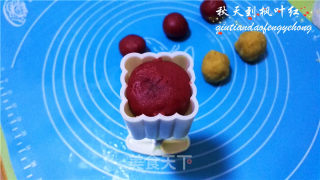 #新良第一节烤大赛# in The Name of Love-pure Natural Peach Mountain Skin Moon Cakes recipe